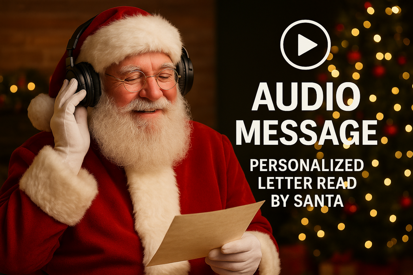 Santa Claus Audio Message – Personalized Letter Read by Santa